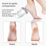 Rapeuse pieds electrique rechargeable portable 2 vitesses réglables anti-callosités râpe à pieds pédicure lime pieds electrique