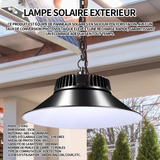 Lampe solaire 100W 3 modes luminosité de 72LED lampe solaire IP65 etanche lampes solaire pour jardin exterieur suspendue l|ampe LED