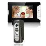Sonnette d'interphone vidéo de 7 pouces, interphone vidéo LCD haute définition pratique, sonnette de surveillance extérieure
