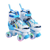 Roller enfant 33-37 pointure protection roller enfant patins à roulettes LED pour enfants et adolescents, idéal pour les débutants