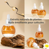 Huile cuticules ongles 50ml huile pour cuticules au lait et au miel surface brillante des ongles réparer les bords secs des ongles