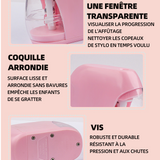 Taille-crayon électrique ABS pour crayons de couleur robuste pour bureau école salle de classe maison portable arrêt automatique