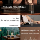 veilleuse Attraction magnétique lampe de chevet Le filament peut être plié  Avec crochet lumière de camping interrupteur tactile