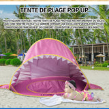 Tente de plage 115x65x70cm abri de plage anti UV pour enfants avec mini piscine tente de plage pop up pour plage jardin et camping