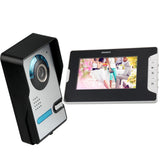 Sonnette de porte visible 7 pouces HD LCD Vision de nuit Imperméable Sonnette de porte extérieure à angle réglable