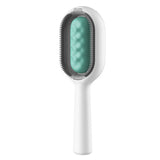 Brosse de toilettage pour animaux en silicone 6,2x3x19cm 3 en 1 enlever l'excès de poils/masser/nettoyer brosse chiens et chats
