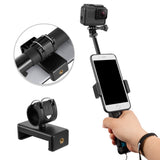 Bâton de selfie Trépied  20-90cm Télescopique à 5 niveaux Antidérapant Compatible avec les téléphones portables les caméras de sport