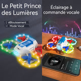 Jouet Volant 2.4GHZ Télécommande résistante aux chutes Commande vocale Hoverable Portable Lumières colorées Mini drone pour enfants