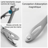 oupe-ongles 14x89mm grande ouverture pointu acier inoxydable outils  manucure facile transporter manucure facile soin des ongles