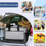 Panier de pique-nique 35L en tissu oxford 900d restez au chaud et au frais panier isotherme panier de pique nique sac de camping