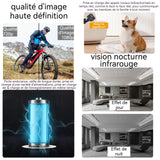 Mini caméra surveillance 1080p wifi audio bidirectionnel vision nocturne infrarouge intérieure caméra caméra de surveillance