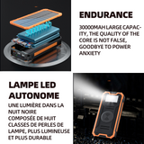 Batterie externe 30000mah 10w power bank power bank charge rapide charge rapide batterie portable portable batterie externe orange