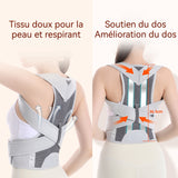 orrection de la posture assise correcteur dispositif invisible de correction de l'épaule pour adulte personnes de 65 à 75 kg