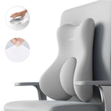 oussin lombaire 42x38x14cm support lombaire de voiture en mousse à mémoire de forme dossier ergonomique bureaux coussin lombaire