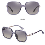 Mode lunettes de soleil polarisées dames polygone grand cadre pare-soleil lunettes de protection lunettes de soleil décontractées