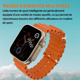 Montre intelligente 45*35*10mm 2.09 Pouces montre connectée femme homme montre de sport appels numérotation montre sport connectée