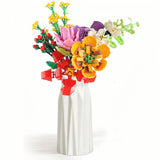 Kit de construction de bouquet de fleur avec 8 fleurs construction de fleurs kit construction de fleurs blocs construction fleur