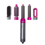Brosse soufflante 5 en 1 sèche cheveux ionique avec brosse lissante pour cheveux boucleur coiffante chauffante pour lisser sécher