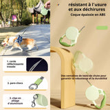 Laisse chien 5m corde de traction portative pour chiens petite et moyenne taille corde de promenade rétractable automatique chiens