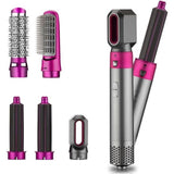 Sèche cheveux 5 en 1 Multifonction 1000W 3 niveaux de contrôle intelligent de la température Fièvre MCH Conception détachable