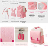 Sac à dos pour enfant 40x29x13,5cm sac à bandoulière pour la protection de la colonne vertébrale charge réduite et grande capacité