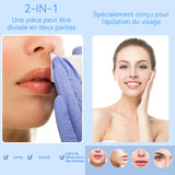 papier épilatoire 24 feuilles Matériau naturel Portable Ajustement précis Pièces multiples disponibles Bandes de cire non tissées