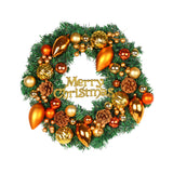 Couronne de pommes de pin de Noël  40cm*40cm  Aiguilles de pin simulées Décoration festive  Suspension de porte en pomme de pin