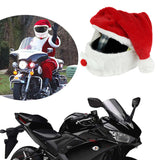 Housse de casque de noël en plein air, chapeau de moto monté sur la tête, couvre-chef, cadeau d'équitation, chapeau de noël