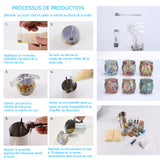 Kit de fabrication de bougies 20 noyaux de cire 6 boîtes de conserve kit fabrication bougies parfumées fabrication de bougies cire