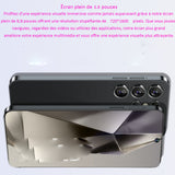 Téléphone portable 3250mah avec 3+64 Go 13mp 720x1600p écran hd ips perforé de 6,8 pouces smartphone android smartphone débloqué