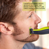 Lames de rasoir 3PCS recharges de lames pour homme humide et sèche conçu pour un rasage de près 3 lames rasoir de remplacement