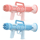 Machine à bulles 2pcs 2 en 1 machine à bulles à ventilateur machine à bulles électrique à 9 trous en forme de fusée jouets enfants