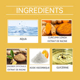Masque au curcuma Masque pour nettoyer purifier réduire l'acné etles pointsnoirs Masque poursoins hydratants delapeau Blanchiment