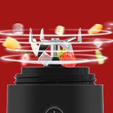 Presse-agrumes 600ml, presse-agrumes domestique portable, presse-agrumes rechargeable, presse-agrumes multifonctionnel noir