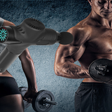 Massage 3200r/min 25 x 24,5cm écran tactile massage musculaire électrique 12 vitesses 12 têtes massage profond double interrupteur