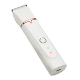 Tondeuse chien 4 en 1 professionnelle 600mah sans fil fondeuse toilettage blanc pour animaux avec câble usb rechargeable pour chat