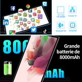Tablette 10,1 pouces 8 mégapixels appareil photo la durabilité frontal double SIM parler processeur octa-core bluetooth version 5.0