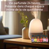 Huiles essentielles 10ml 6PCS rose/osmanthus/thé/fleur cerisier/lavande/citron désodorisation pure l'air adapté aux familles