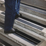 Bande antidérapante givrée  Noir  PVC antidérapant  Revêtements de sol et escaliers antidérapants  Épaissi