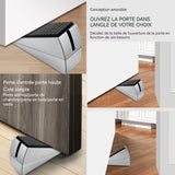 Butée de porte 2 pièces butée de porte à ressort butée de porte amovible à hauteur réglable convient à divers espaces de porte