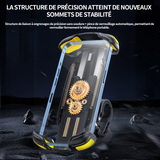 Support telephone velo compatible smartphones de 4.8-7.2 avec Installation rapide pnce de dégagement pour voiture électrique vélo