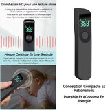 Thermomètre Frontal 36g Double mode Multi-fonction Affichage numérique Grand écran Sans contact Thermomètre Frontal Infrarouge