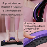 Masseur 4 vitesses réglables étirement de la taille 88 points de massage soulage les maux de dos corrige la posture assise violet