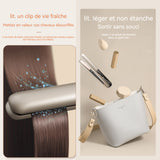 Lisseur sans fil LED 4800mah USB charge 3 niveaux de réglage utilisation humide et sèche lisseur cheveux pour curling et lissage