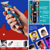 Tondeuse cheveux équipée 5 hauteurs de coupe rechargeable tondeuse avec ecran LED professionnel sans fil tondeuse cheveux hommes