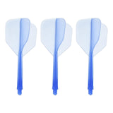 Fléchettes 8 cm Filetage universel 2BA Matière plastique 3 pièces Manche flexible Conception durable Vol précis Queue de fléchette
