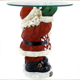Plateau de serveur du père noël, Sculpture en résine, ornement artisanal pour la maison et le bureau, cadeau d'anniversaire