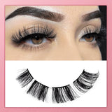 Super Natural Volume False Eyelashes 10 Pairs Russian Volume 3D False Eyelashes Cat Eye Fluffy False Eyelashes Reusable