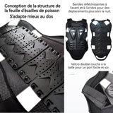 Gilet moto veste armure moto blouson motard gilet protection équipement de moto protection de poitrine et de dos gilet cycliste