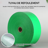 Tuyau de refoulement 50m tuyau de drainage tuyau souple plat tuyau de décharge flexible pour jardin tuyau de refoulement plat vert